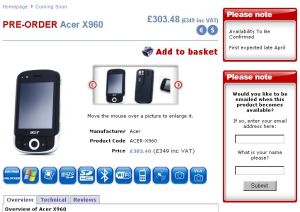 Acer DX960