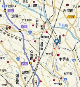 行き先地図