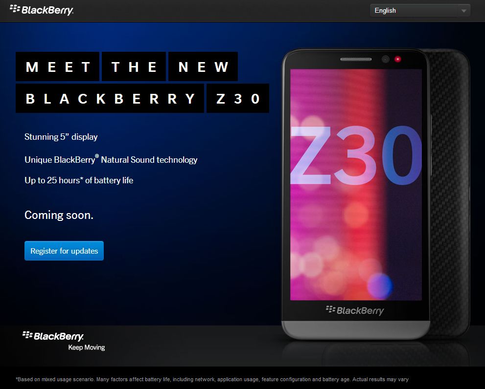 BlackBerry Z30  1