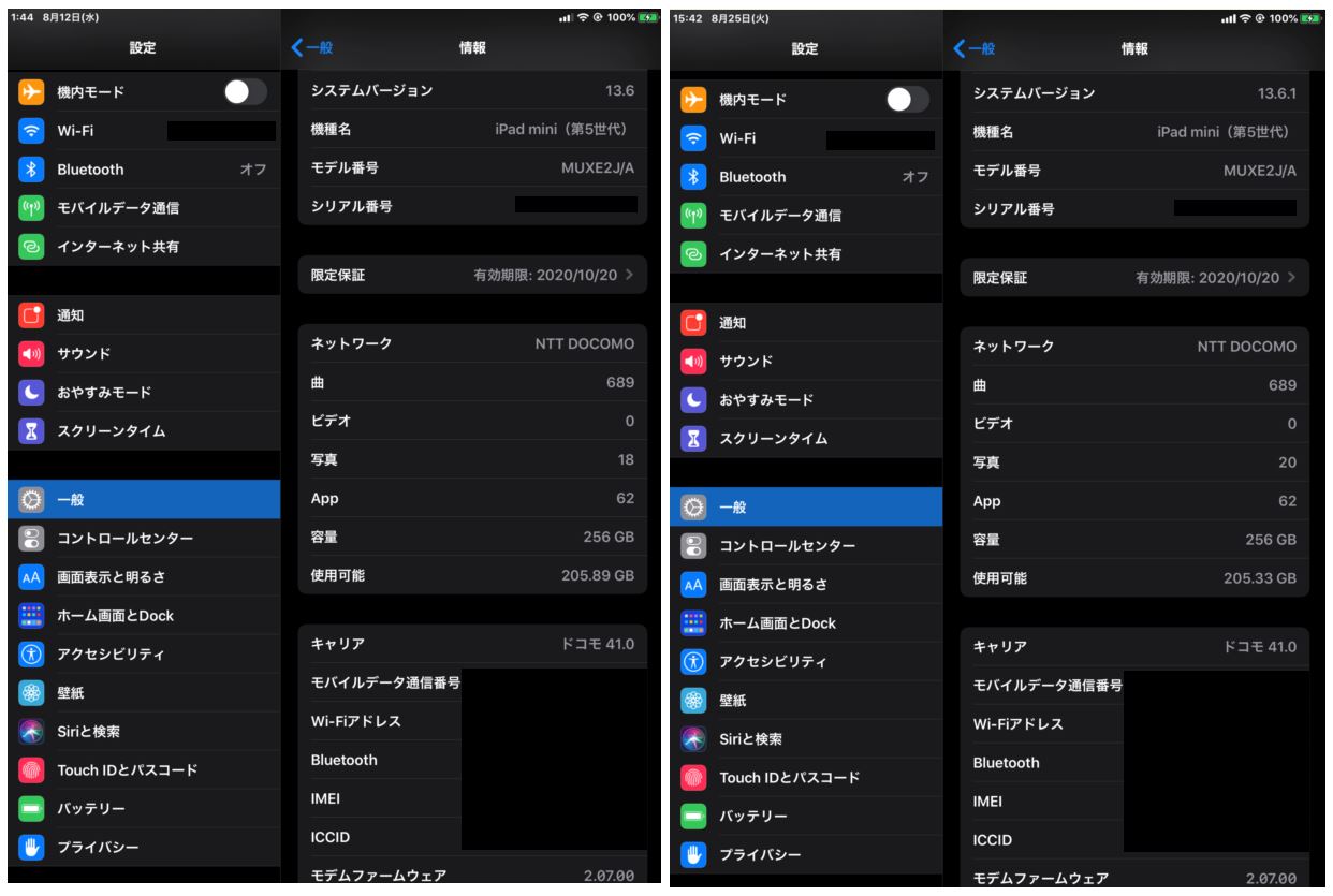 iPadOS 13.6.1